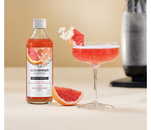 SodaStream CRAFTED MIXERS GRAPEFRUIT ELDERFLOWER FLAVOR ST 330ML - 1310275 - zdjęcie 3
